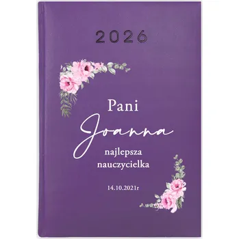 Kalendář Knihový kalendář 2026 A5 fialový