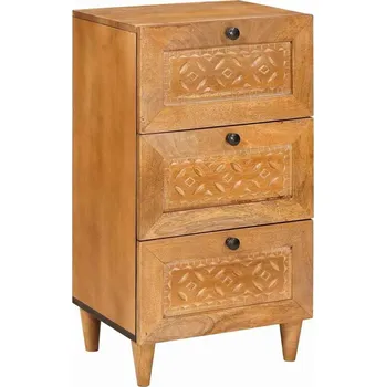 Příborník do zásuvky vidaXL Servírovací skříň se zásuvkou Světle hnědá 33,5 x 40 x 75 cm