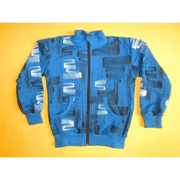 Chlapecká mikina Arex, ČR Chlapecká bavlněná mikina celopotisk 2 nová kolekce Barva: petrolejová, Velikost: 122