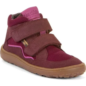 Dívčí polobotky Dívčí barefoot boty TEX AUTUMN Bordeaux Froddo G3110266-7 - 33