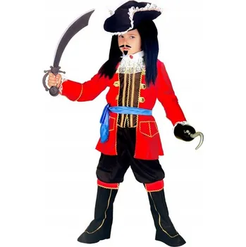Karnevalový kostým KOSTÝM PIRÁT KAPITÁN HÁK 116