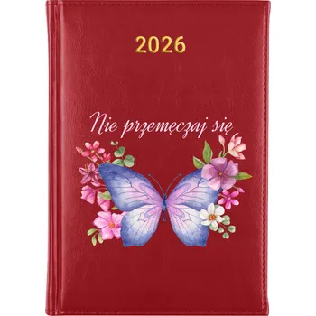 Kalendář Knižní kalendář 2026 A5 červený