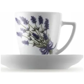 Šálek 200 ml s podšálkem 14 cm Beata/Sonia 5979 LAWENDA Lubiana