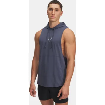 Pánské tílko Under Armour Pánské Pánská mikina Under Armour Pjt Rck Q3PO SL Hoodie-GRY Šedá S (2927467)