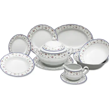 Talíř Thun 1794 ROSE jídelní souprava růžička 25 dílná