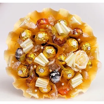 umělá květina Ateliér Confetti Kytice z bonbónků - Scarlett