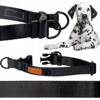 Obojek pro psa ODOLNÝ OBOJEK pro aktivní psy teriér M/L 25 mm Ukory ČERNÝ