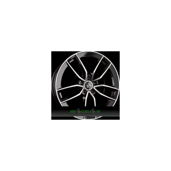 Alu kolo KESKIN KT21 ELEGANT 8x18 5x112 ET45.00 black front polished (bfp)