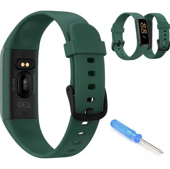 Řemínek na hodinky ŘEMÍNEK PRO CHYTRÉ HODINKY SMARTBAND D RUBICON RNCF05 C60 ZELENÝ