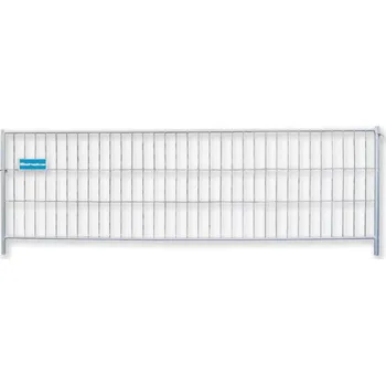 parkovací zábrana Mobilní staveništní plot, žárově zinkovaný, š 3500 mm, v 1200 mm, stěnový prvek