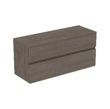 Nábytek Ideal Standard Finesse - Umyvadlová skříňka, 120x44x56 cm, 2 zásuvky, Dark Elm E3421UR