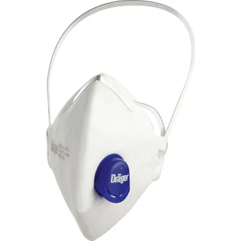 Plynová maska Respirátor Dräger X-plore 1730 V, s ventilem, FFP3, NR, BJ = 10 ks