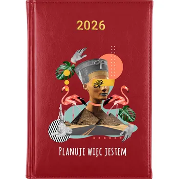 Kalendář Knižní kalendář 2026 A5 červený