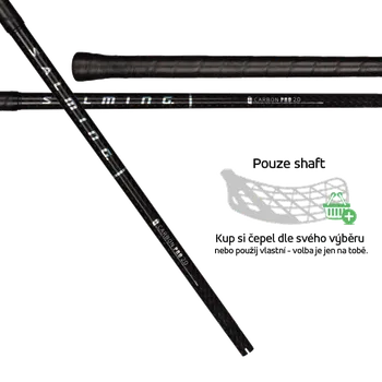 Florbalová hůl SALMING Shaft Q-series Carbon Pro 2.0 F30 JR Black/Silver 92 cm - 92 (103) cm