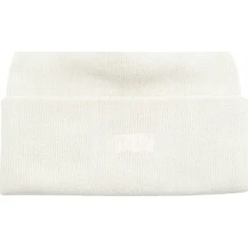 Čepice Levi's zimní čepice beanie bílá, univerzální velikost