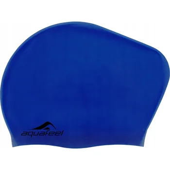 Plavecká čepice Silikonová plavecká čepice na dlouhé vlasy Aquafeel Long Hair - modrá