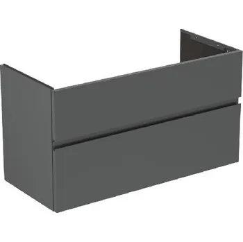 Koupelnový nábytek Ideal Standard Finesse - Umyvadlová skříňka, 100x44x55 cm, 2 zásuvky, matný antracit E3388Y2