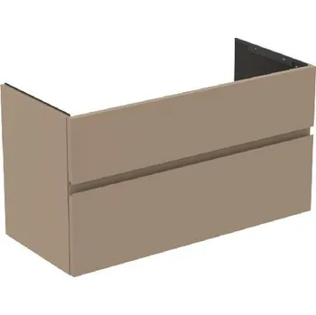 Koupelnový nábytek Ideal Standard Finesse - Umyvadlová skříňka, 100x44x55 cm, 2 zásuvky, Matt Greige E3388UP