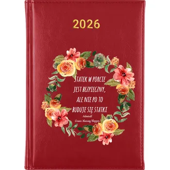 Kalendář Knižní kalendář 2026 A5 červený