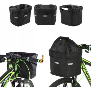 Košík na láhev Košík na kolo na řídítka ROXAR 10 L voděodolný, černý