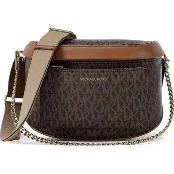 Michael Kors Kabelka Slater Medium Signature Logo Sling Pack Brown