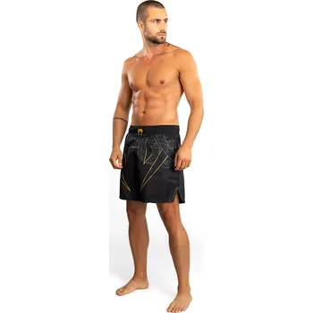 Pánské legíny Venum Serpenti Fightshorts - Black/Silver/Gold Velikost: XL