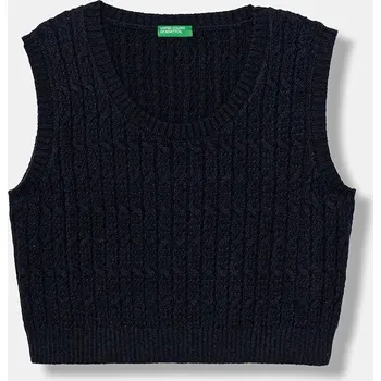 Dětská vesta United Colors of Benetton 1D32C108Y.G.seasonal námořnická modř 59X, vel. 150