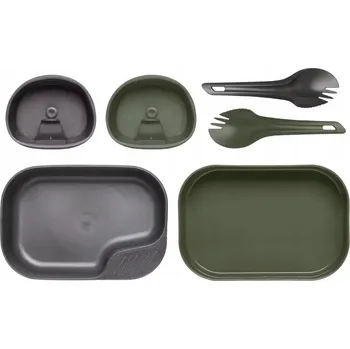 Kempingové nádobí Sada nádobí Wildo Camp-A-Box Duo light olive green/dark grey