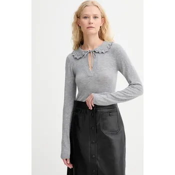 Dámský svetr Vlněný svetr MUNTHE LIVO 253161525373 šedá 90X, vel. 40