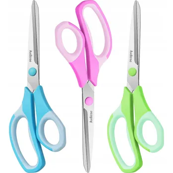 Univerzální kancelářské nůžky prémiové kvality ASDIRNE 21,8 cm 3 ks