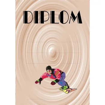 Snowboard diplom A4 č.3