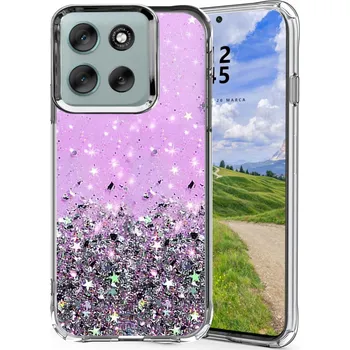 Pouzdro na mobilní telefon Zadní Kryt Radian pro Motorola Moto G86 fialový