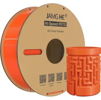 Filament Filament PETG Jamghe 1,75 mm 1 kg oranžový