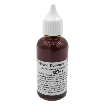 Doplněk stravy STEZA - Tinktura Komonice - FORTE 10x 50 ml. + 1ks navíc jako dárek ! (Tinktura Komonice)
