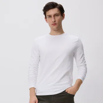 Pánské tričko Reserved - Bavlněné tričko s dlouhými rukávy - bílá - 281FP-00X - 281FP-00X-S