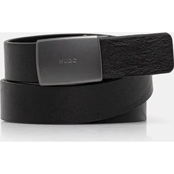 Opasek Kožený pásek HUGO Giacyl_Os35 50553993 černá 99X, vel. ONE SIZE