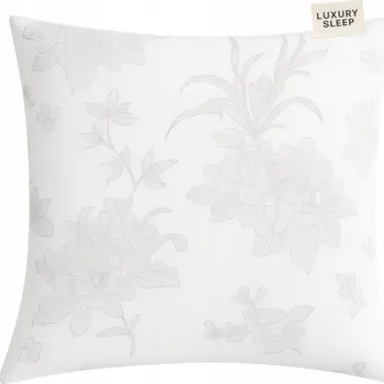 Polštář Polštář 40x40 antialergický celoroční bílý s květinovým vzorem