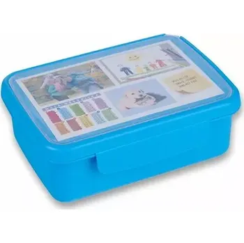 Svačinový box SVAČINOVÝ BOX ZDRAVÁ SVÁČA MODRÝ