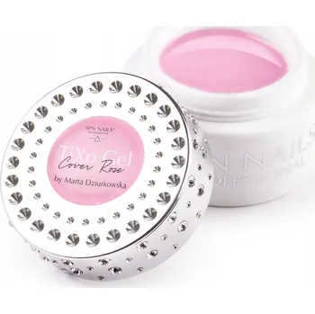 Lak na nehty Stavební Gel s tixotropií TiXo Cover Rose od Dziurkowské 50g SPN Nails