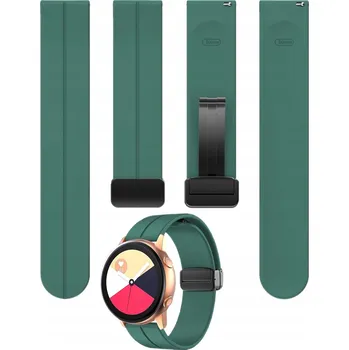 Řemínek na hodinky Univerzální 20mm zelený řemínek KBR Games