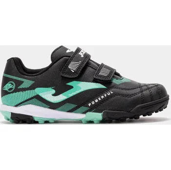 Kopačky JOMA POWERFULL 2501 JR TF (28) Dětské kopačky Černé na umělý trávník