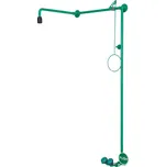 Kombinovaná bezpečnostní sprcha, zelená, montáž nad dveře, BR 871085/75 l