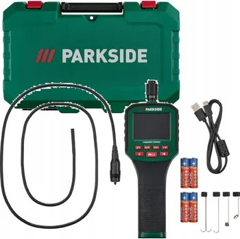 Zabezpečení domácnosti Endoskopická kamera PARKSIDE 2,8" s kufříkem, průměr 5,2 mm, 1,2 m