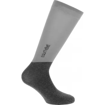 Vybavení pro jezdce EQUITHÈME Podkolenky Compet Equithème, 2 páry, light grey/anthracite 36-41