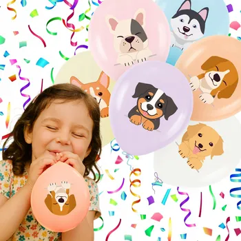 Balónek BALÓNKY KOČKY, KOČKA, HRAČKY, KOČKA, SADA BALÓNKŮ S POTISKEM PRO DĚTI 6 Ks