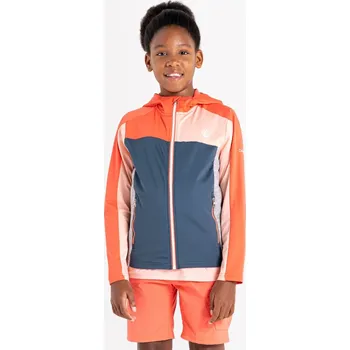Dívčí mikina Dětská funkční mikina Dare2b THRIVING světle oranžová/modrošedá 134-140