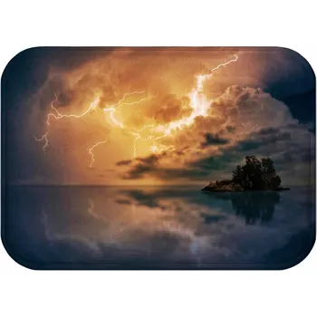 Koupelnová předložka KOUPELNOVÁ PŘEDLOŽKA | PROTISKLUZOVÁ 40x60 RYCHLESCHNOUCÍ VODĚODOLNÁ MODERNÍ;