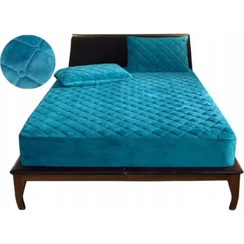 Chránič matrace CHRÁNIČ NA MATRACE VODĚODOLNÝ POTAH Z VELURU PROŠÍVANÝ 160x200x30 cm