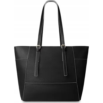 Kabelka Shopper kabelka World-Style z eko kůže černá