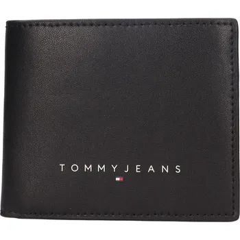 Peněženka Pánská kožená peněženka Tommy Hilfiger Jeans Frok - černá